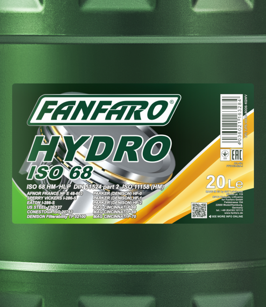 FF Hydro ISO 68 Longlife, 20 liters